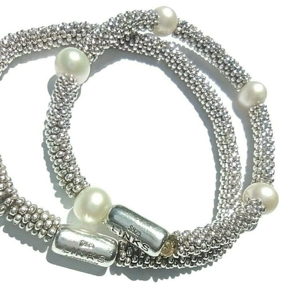 Two (2) Links of London Sterling Silver Bracelets